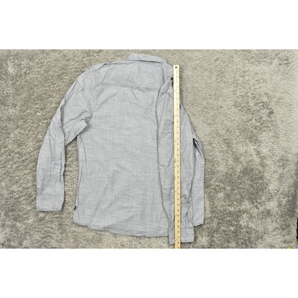 Jeans By Buffalo Gray Button-Up Shirt Men 2XL Cotton Classic - Picture 6 of 8